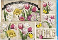Papel Decoupage PD-892 Jardin Botanique 34,3x49 - Litoarte Papel Decoupage PD-892 Jardin Botanique 34,3x49 - Litoarte