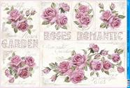 Papel Decoupage Pd-896 Rosas 34,3x49 - Litoarte
