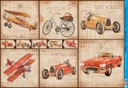 Papel Decoupage Pd-901 Carros E AviÕEs Antigos 34,3x49 - Litoarte