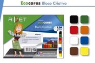 Papel Ecocores Criativo A4 21x30cm 32 folhas 08 Cores - Novaprint/RIDET