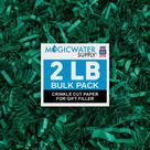Papel enrugado para cestas de presentes MagicWater 1 kg Forest Green