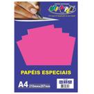 Papel Especial Plus Pink Lumi 180g A4 20fls