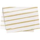 Papel Folha de Seda Listras Aquarela Ouro 49X69 PCT com 50