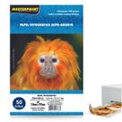 Papel Foto Adesivo Glossy prova dagua A4 130g 50fls Brilhante Secagem Rápida Impressão Jato de Tinta