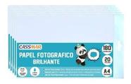 Papel Fotográfico 180g Brilhante A4 210x297mm Cassmar 100 Fls Papel Fotográfico 180g Brilhante A4 210x297mm Cassmar 100 Fls
