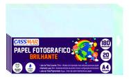 Papel Fotográfico 180g Brilhante A4 210x297mm Cassmar 1200 Fls