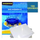 Papel Fotográfico A3 180g Glossy Branco Masterprint 20 Folha Branco