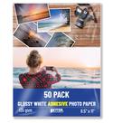 Papel fotográfico autoadesivo Better Office 21,5x28 cm 50 folhas