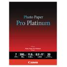 Papel fotográfico Canon 2768B022 Pro Platinum 8.5x11" 20 folhas Papel fotográfico Canon 2768B022 Pro Platinum 8.5x11" 20 folhas