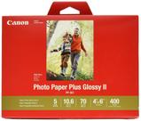 Papel fotográfico Canon Photo Paper Plus Glossy II 4x6 400 folhas Papel fotográfico Canon Photo Paper Plus Glossy II 4x6 400 folhas