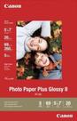 Papel fotográfico Canon Photo Paper Plus Glossy II 5x7 20 folhas