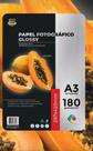 Papel fotográfico glossy 180g A3 X-COLOUR / 100 FOLHAS