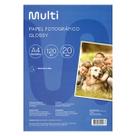 Papel Fotográfico Glossy A4 120g 20 Folhas Pe034 Cor Branco