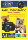 Papel Fotográfico High Glossy 180g A4 Com 50 Folhas Off Paper