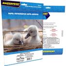 Papel Fotográfico INKJET A4 GLOSSY 80G Autoadesivo Pacote com 50 Folhas