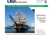 Papel Fotografico Inkjet A4 Glossy Adesivo 120G