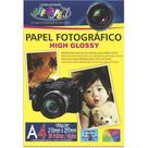 Papel Fotográfico INKJET A4 HIGH GLOSSY 180G Pacote com 20 Folhas