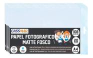 Papel Fotográfico Matte Fosco A4 108g Cassmar 100fls Papel Fotográfico Matte Fosco A4 108g Cassmar 100fls