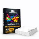 Papel Fotográfico Microporoso 260g A6 Acetinado Prova Dágua 200 Folhas