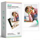 Papel fotográfico Nelko PP01 52 x 90 mm, 100 folhas, resistente à água
