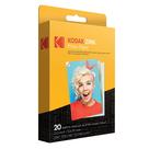 Papel fotográfico Zink KODAK 2x3 Premium 20 folhas para KODAK Smile