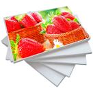 Papel Glossy Adesivo 115g A3 297mm x 420mm Fotográfico Branco Brilhante 100 Folhas