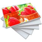 Papel Glossy Adesivo 115g A3 297mm x 420mm Fotográfico Branco Brilhante Mundoware com 100 Folhas