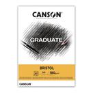 Papel Graduate Bristol bloco 20 folhas 180g A4 - Canson
