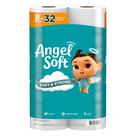 Papel higiênico Angel Soft 8 Mega Rolls, macio e forte