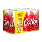 Papel Higiênico Cotton Deluxe Folha Dupla Leve 12 Pague 11