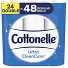 Papel Higiênico Cottonelle Ultra CleanCare 24 Rolos Duplos