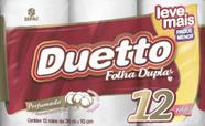 Papel Higiênico Duetto Perfumado C/ 12 Und 30m x 10 cm cada