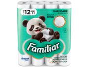 Papel Higiênico Familiar 30m Com 12 Unidades Folhas Simples