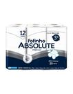 Papel higiênico fofinho absolute premium folha tripla c/12