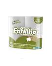 Papel higiênico fofinho chá verde folha dupla c/4rolo - cia canoinhas