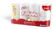 Papel Higiênico Folha Dupla 30m com 16 Rolos Fofinho