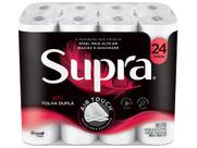 Papel Higiênico Folha Dupla Bracell Supra 24 Rolos 30m