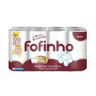 Papel Higiênico Folha Dupla Fofinho pacote com 16 rolos de 30 metros