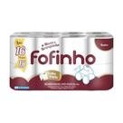 Papel Higiênico Folha Dupla Neutro 30x10 16 Rolos Fofinho