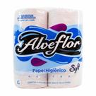 Papel Higiênico Folha Simples AlveFlor Soft 64 Unidades