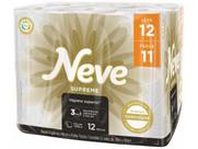 Papel Higiênico Folha Tripla Neve Supreme - 12 Rolos 20m