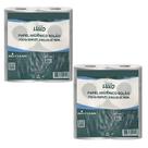 Papel Higiênico HLX300 Rolo Luxo Folhas Simples 2 Pacotes com 8 Rolos 8X10X300M Milclean