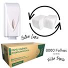 Papel Higiênico Interfolha 100% Celulose C/ 8000fls