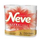 Papel higienico neutro folha dupla - neve - c/4 rolos - 30mx10cm