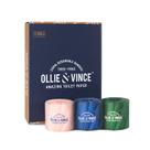 Papel higiênico Ollie & Vince Bamboo 12 rolos de 3 camadas sem perfume