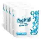 Papel Higiênico Presto! Mega Rolls - Ultramacio, 2 Camadas, 24 Unidades