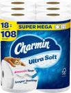 Papel higiênico Procter & Gamble Charmin Ultra Soft 2 folhas 18 rolos Papel higiênico Procter & Gamble Charmin Ultra Soft 2 folhas 18 rolos