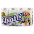 Papel Higiênico Qualite Folha Dupla 16 rolos 30mt x 10cm