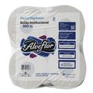 Papel Higiênico Rolão Alveflor Folha Simples 300 Metros - Fardo com 8 Rolos