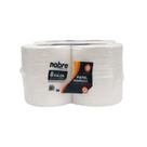 Papel Higiênico Rolão Branco Folha Simples Nobre Fardo C/8 Rolos 300 Metros 10x300m Resistente